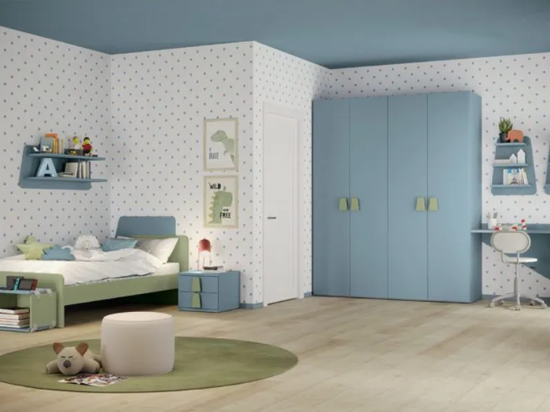 Cameretta Volo Colombini casa con letto a terra a prezzo Outlet
