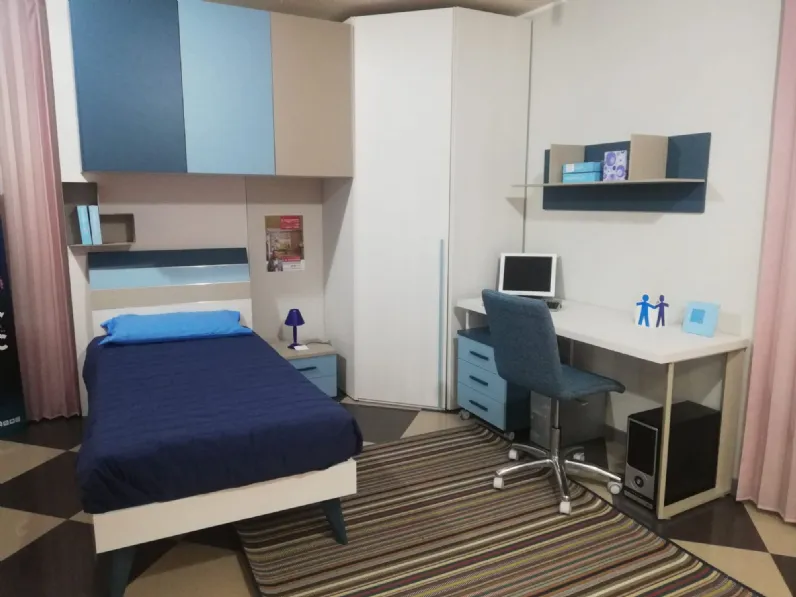 Cameretta Young collection Moretti compact cameretteletti a terra scontata