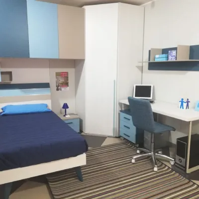 CAMERETTA Moretti compact camerette Young collection SCONTATA a PREZZI OUTLET