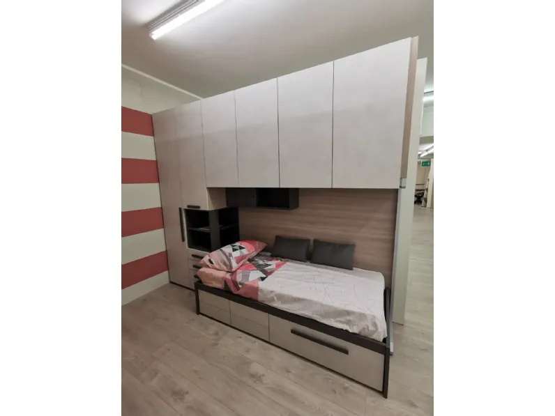 Cameretta in laminato opacoYoung Ime arredamenti scontata a PREZZI OUTLET