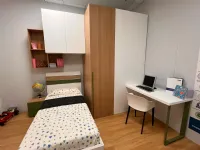 Cameretta in laminato opacoYoung Moretti compact camerette scontata a PREZZI OUTLET
