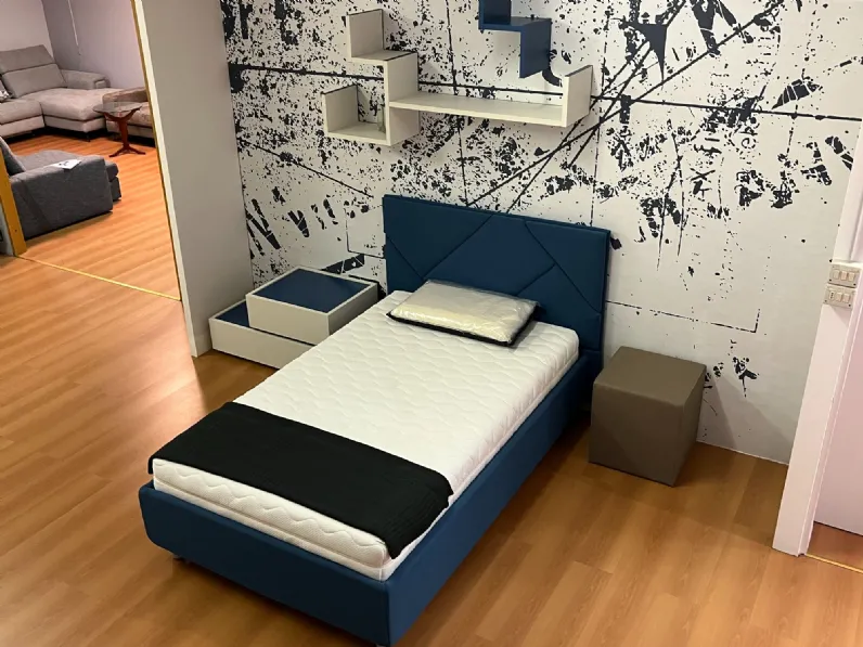 Cameretta Young Moretti compact con letto a terra in Offerta Outlet