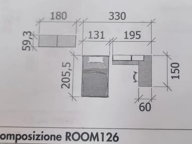 Cameretta Room126 Zg mobili con uno sconto imbattibile