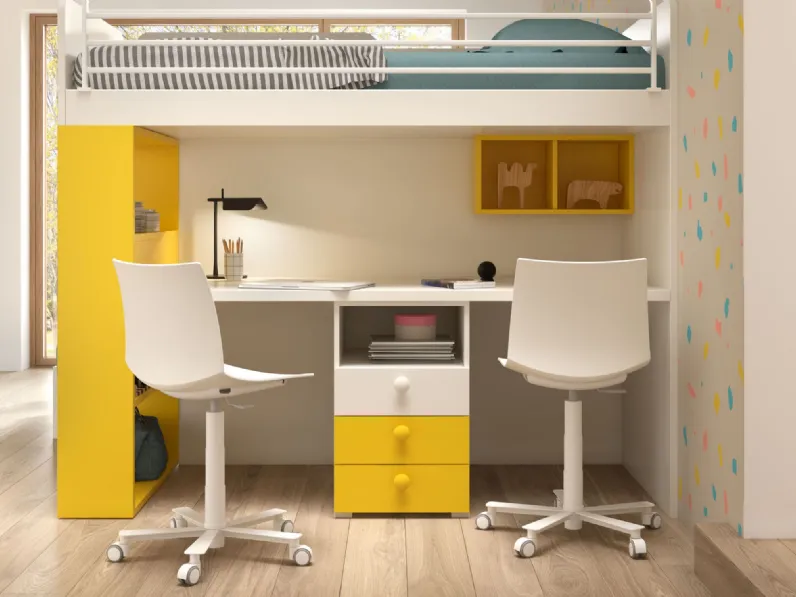 Cameretta Room158 Zg mobili con letto a castelloin offerta