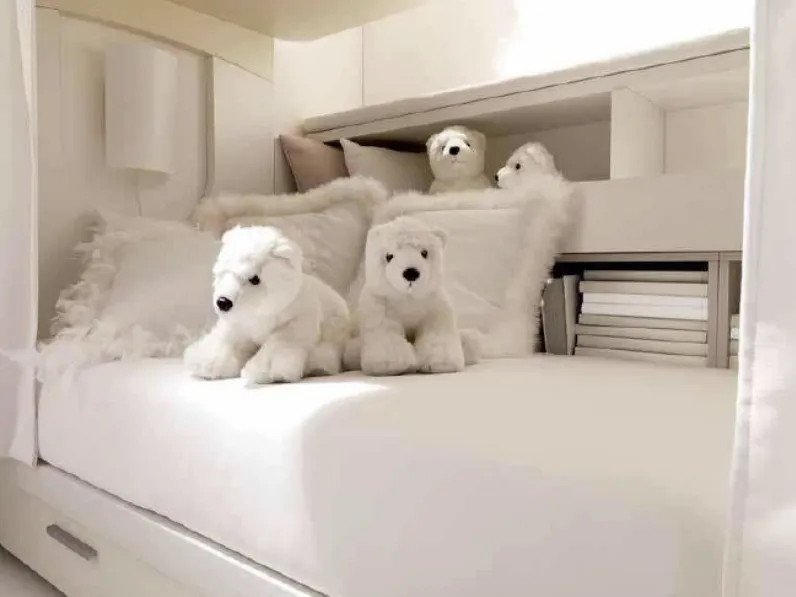 Letto con tendine Doimo CityLine Giotto scontato del -30 %