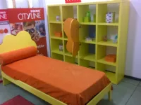 Libreria e letto Doimo Cityline scontato del 50%