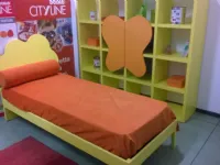 Libreria e letto Doimo Cityline scontato del 50%