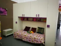 Cameretta Ponte lineare moretti compact Moretti compact con letto a ponte a prezzo Outlet