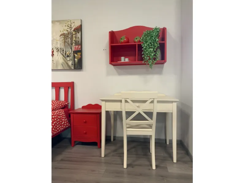 Cameretta Ibisco Tempora country letti a terra a prezzo Outlet