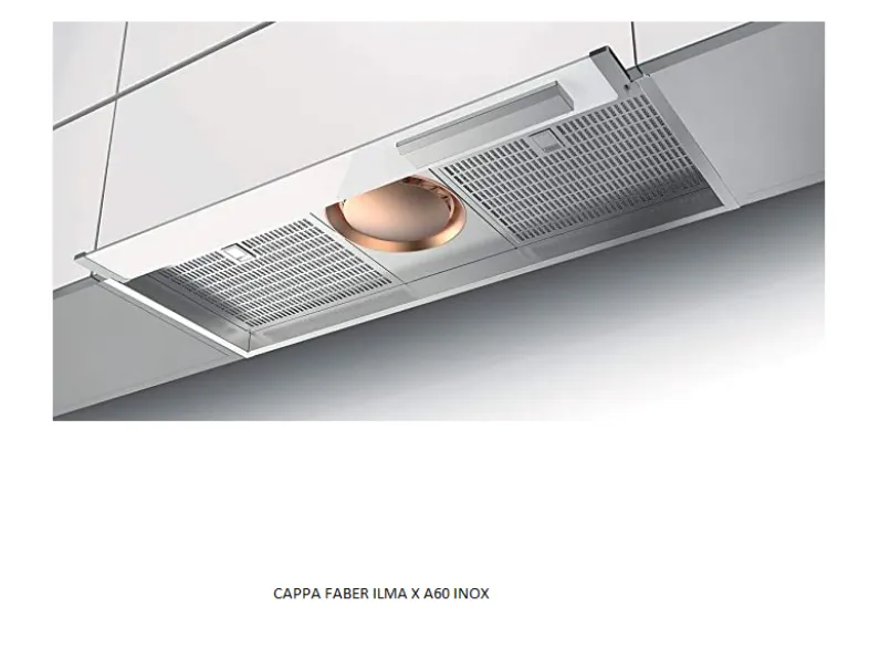 Cappa modello Ilma x a60 inox Faber cappe a prezzo scontato
