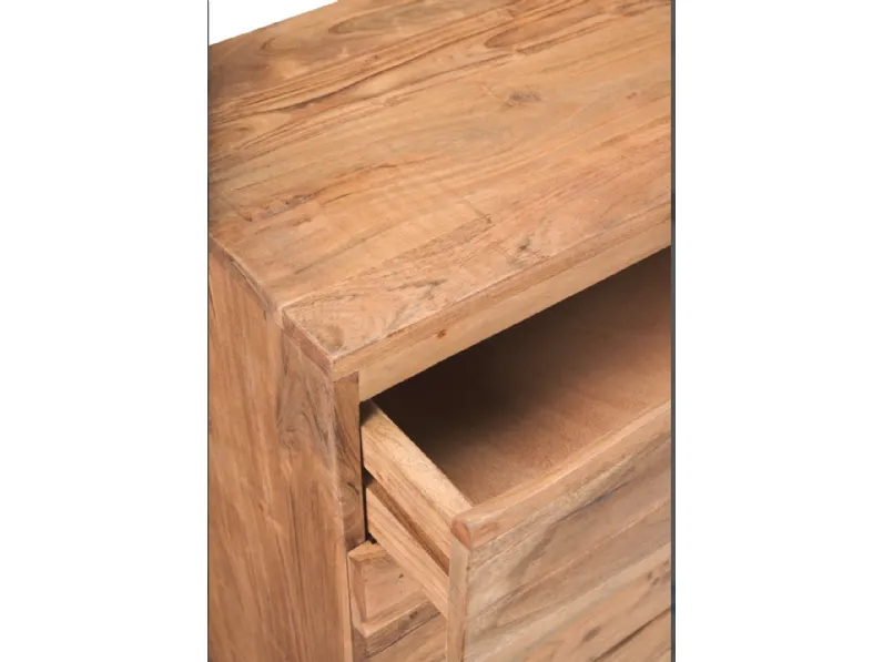 Cassetiera modello Cassettiera 7 cassetti il legno maui in offerta  in Legno Nuovi mondi cucine in Offerta Outlet