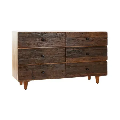 Cassettiera in Legno Cassettiera etnica ric 135 Outlet etnico in Offerta Outlet