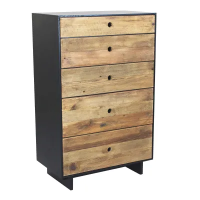Cassettiera modello Legno riciclato in Legno Outlet etnico in offerta