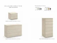 Cassettiera Simple push Zg mobili in Laminato in offerta