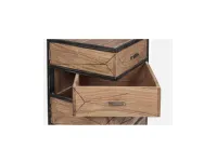 Cassettiera Cassettiera 4c egon Outlet etnico in Legno a prezzi outlet