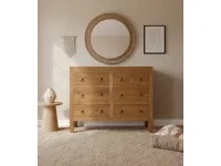 Cassettiera in Legno Cassettiera teak ric 6css Outlet etnico a prezzo Outlet