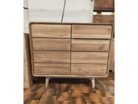 Cassettiera Cassettiera vintage teak 120 140 cm Outlet etnico in Legno a prezzi outlet