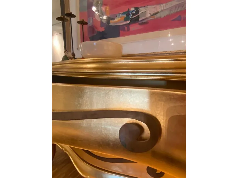 Cassettiera Cassettone foglia oro Creazioni artistiche fiorentine in Legno con forte sconto