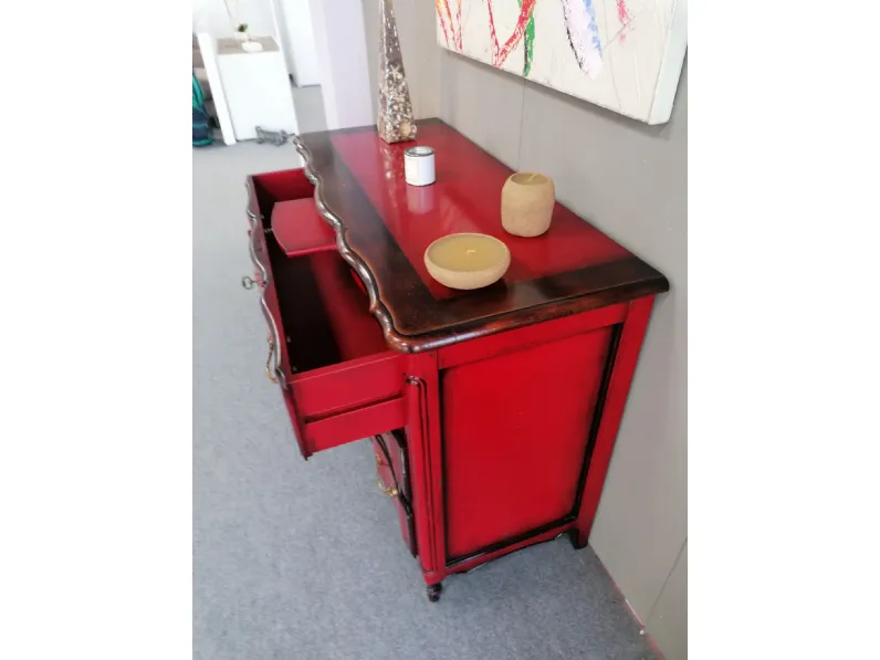 Cassettiera modello Como' in Legno Pregno mobili scontata