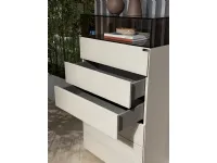 Cassettiera in Laccato opaco 36e8 glass Lago in Offerta Outlet