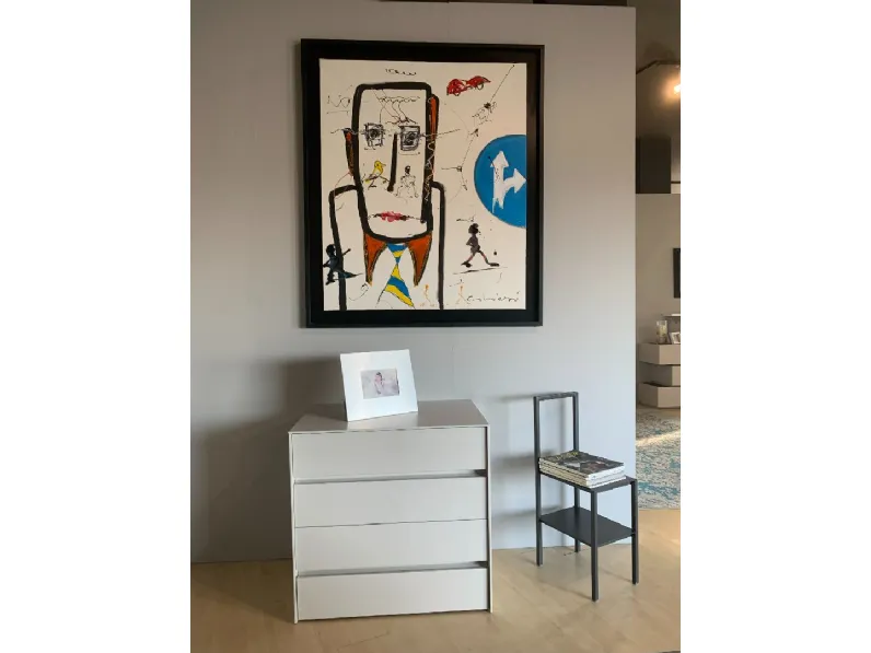 Cassettiera in Laccato opaco Gola Novamobili in Offerta Outlet