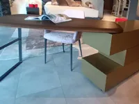 Cassettiera modello Com con scrittoio girevole domino in Laccato opaco Sangiacomo scontata
