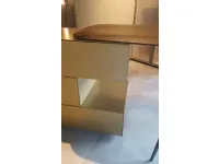 Cassettiera modello Com con scrittoio girevole domino in Laccato opaco Sangiacomo scontata
