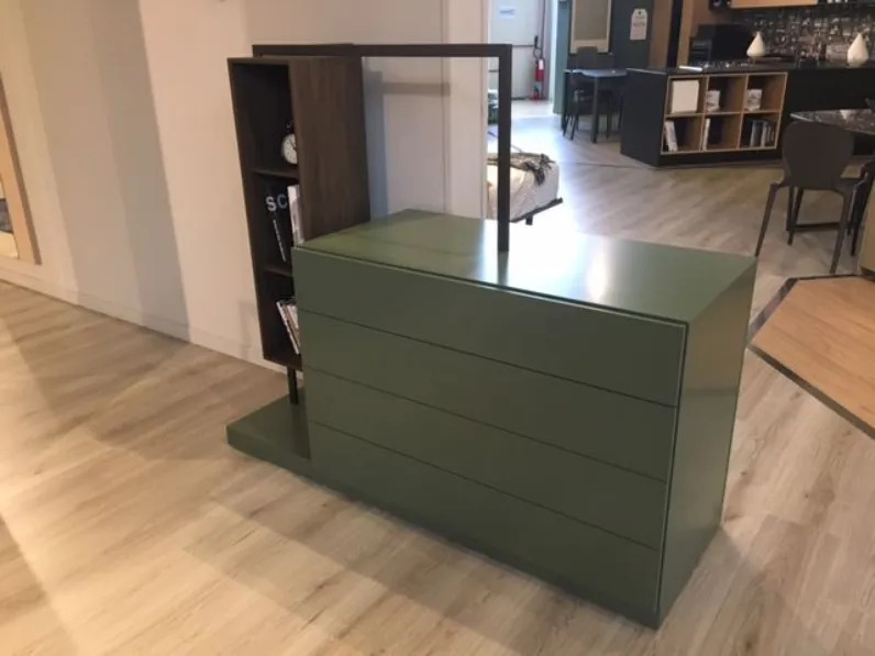 Cassettiera in Laccato opaco Easy system Novamobili in Offerta Outlet
