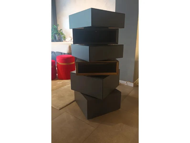 Cassettiera Design modello Settimino girevole domino a marchio Sangiacomo a prezzo Outlet