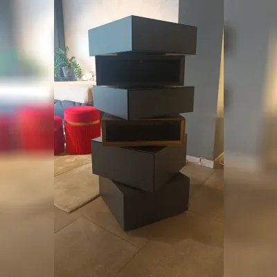 Cassettiera modello Settimino girevole domino in Laccato opaco Sangiacomo scontata