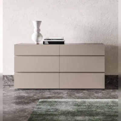 Cassettiera in Laminato Comò grip 6 cassetti  Zalf a prezzo scontato
