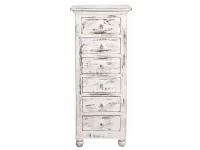 Cassettiera in Legno Cassettiera shabby chic india  Outlet etnico in Offerta Outlet