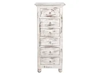 Cassettiera in Legno Cassettiera shabby chic india  Outlet etnico in Offerta Outlet