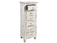 Cassettiera in Legno Cassettiera shabby chic india  Outlet etnico in Offerta Outlet