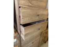 Cassettiera Cassettiera teak 6css Outlet etnico in Legno in offerta