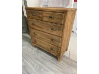Cassettiera in Legno Legno riciclato 5c Outlet etnico a prezzo scontato