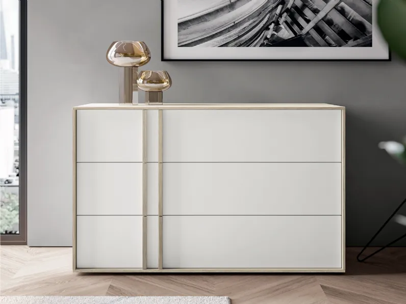 Cassettiera Moderna modello Alfa new a marchio Spagnol mobili in Offerta Outlet