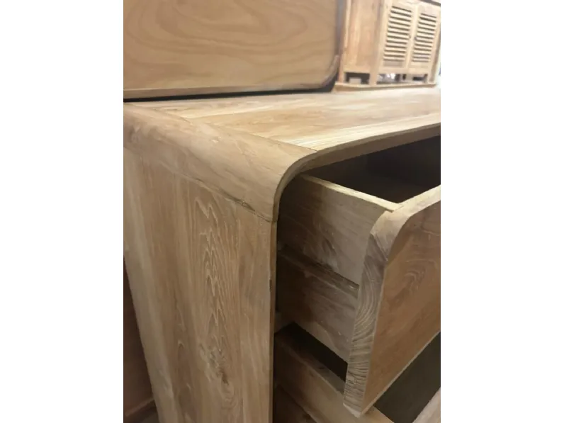Cassettiera Etnica modello Cassettiera etnica teak 8css a marchio Outlet etnico a prezzo scontato