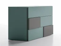 Cassettiera Design modello Domino a marchio Spagnol mobili in Offerta Outlet