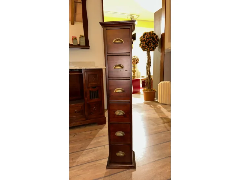 Cassettiera modello Porta cd cassettiera dolfi arte povera in Legno Artigianale in offerta