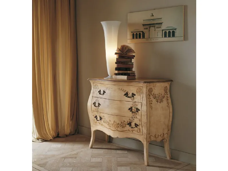 Cassettiera Romantico modello Solange a marchio Artigianale in Offerta Outlet