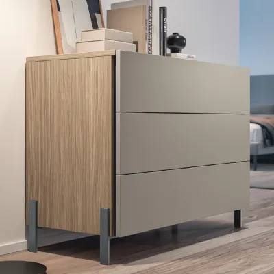 Cassettiera Design modello Velvet a marchio Spagnol mobili a prezzo Outlet