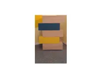 Cassettiera in Laminato Wallbox Moretti compact camerette a prezzo Outlet