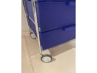 Cassettiera modello Mobil 5 cassetti con ruote in Laccato opaco Kartell in Offerta Outlet