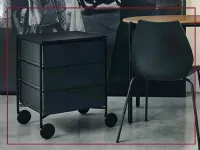 Cassettiera in Laccato opaco Mobil mat Kartell a prezzo scontato