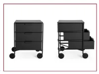 Cassettiera in Laccato opaco Mobil mat Kartell a prezzo scontato