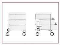 Cassettiera in Laccato opaco Mobil mat Kartell a prezzo scontato