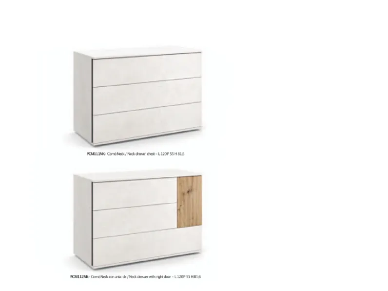 Cassettiera Neck Zg mobili in Laminato in offerta