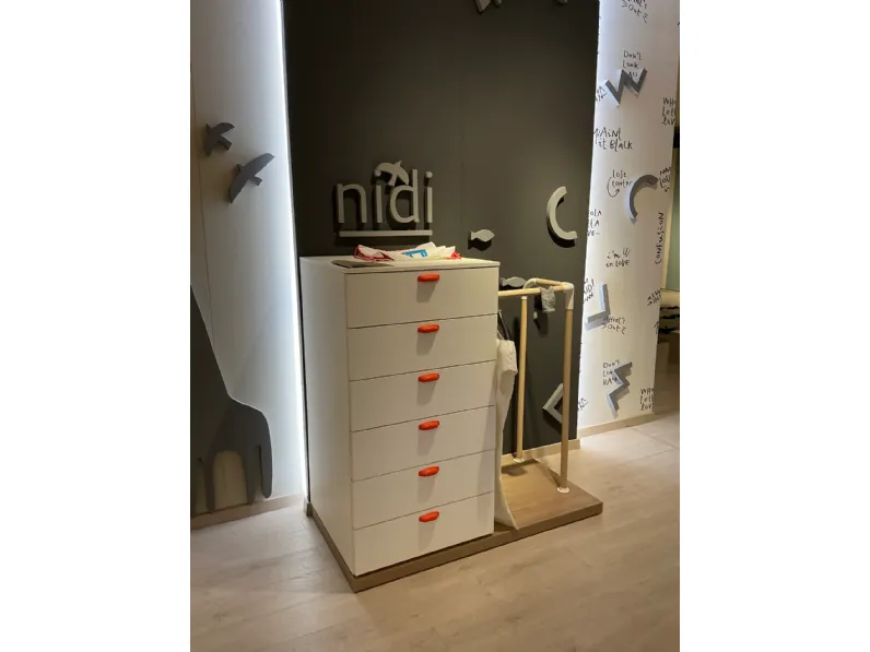 Cassettiera Nidi Nidi in Laminato con forte sconto
