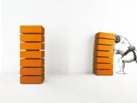 Cassettiera modello Nyc & pisa di Minotti italia a prezzo riservato 